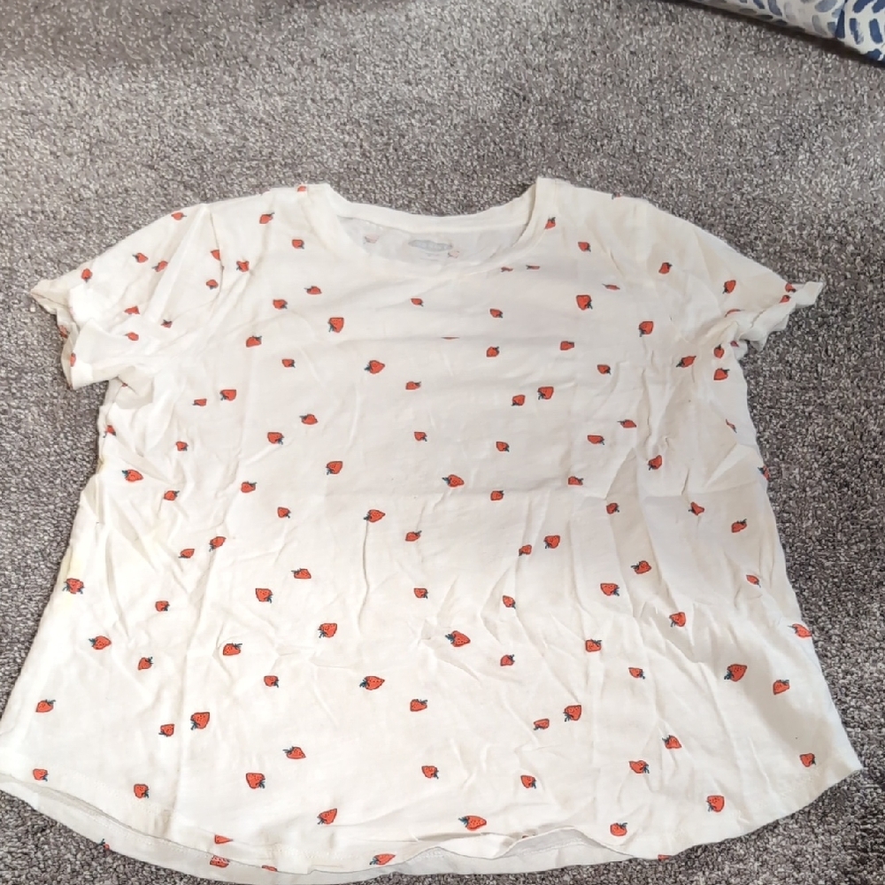 Strawberry Print T-Shirt